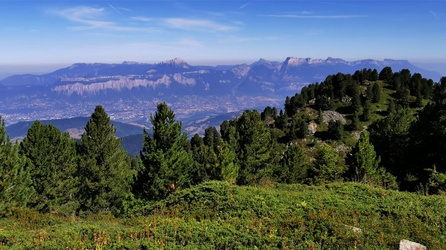 Magnifique vue panoramique, randonnée dans le massif de Belledonne